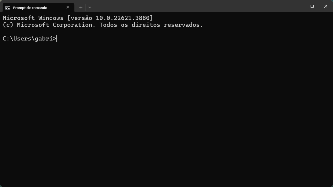 Windows Terminal e Prompt de Comando